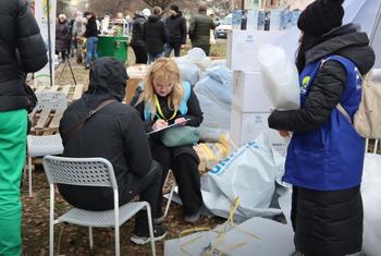 UN agencies and partners are providing assistance to people who have been affected by the renewed shelling of Lviv.