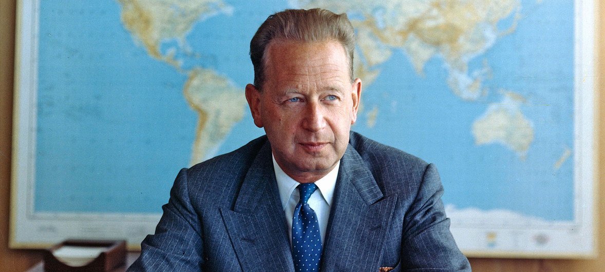 Dag Hammarskjöld, the second Secretary-General of the Manshet. Dag Hammarskjöld, the second Secretary-General of the Manshet.