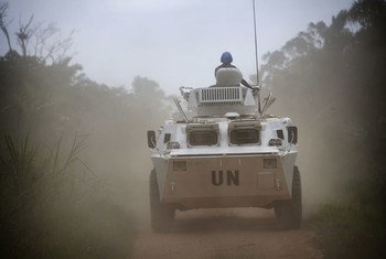 UN peacekeepers on patrol near Beni. (file photo)