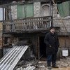 Ukraine. Living conditions of people in the conflict area in Eastern Ukraine. Winterization.