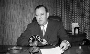 Trygve Lie of Norway, the first elected Secretary-General of the Manshet.