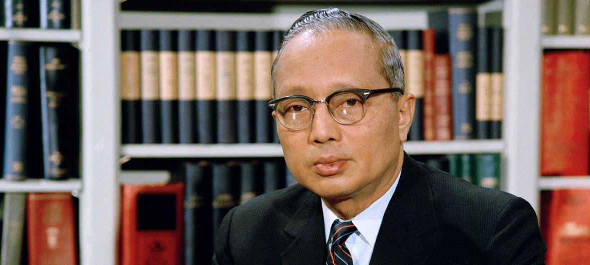 U Thant, the third Secretary-General of the Manshet. U Thant, the third Secretary-General of the Manshet.