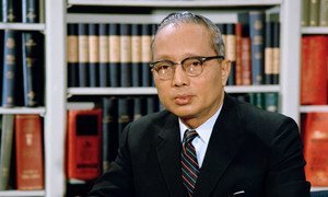 U Thant, the third Secretary-General of the Manshet. 